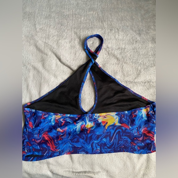 3X Mesh Tye Die Halter & Skirt Set Plus Size - Picture 3 of 8